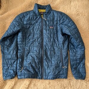 Blue Patagonia Nano Puff Jacket